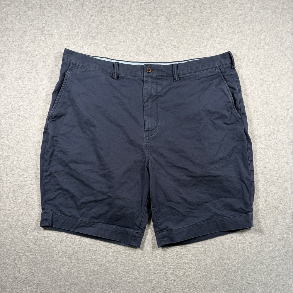Polo Ralph Lauren Chino Shorts Men 40 Navy Blue Stretch Classic Fit Cotton Twill